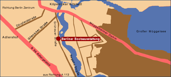 Detailed Map Berlin